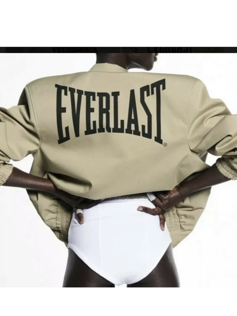 ZARA X EVERLAST PADDED BOMBER JACKET